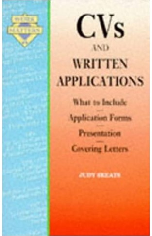 CVs and Written Applications (Work Matters)